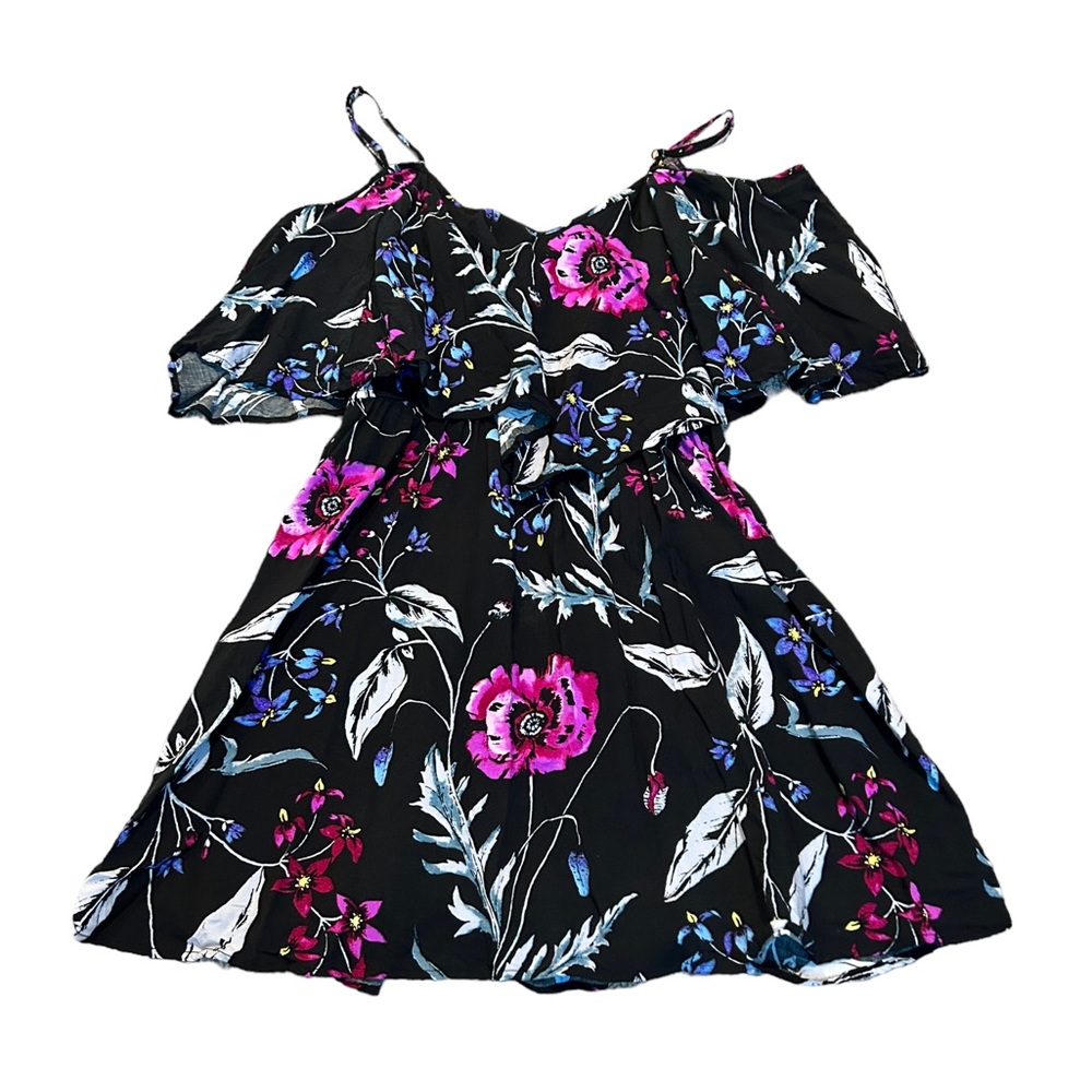 Express Black Floral Dress
